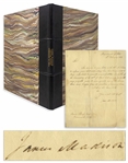 James Madison Letter Twice-Signed as Secretary of State, Regarding a Change in Payment Terms for the Louisiana Purchase -- instructions...to Paris...to promote a modification, if possible